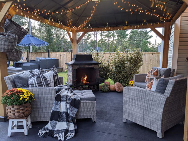 Outdoor Heating Ideas: Fire Pit, Patio Heater & Cozy Gazebo – Golden Bull  Marketing