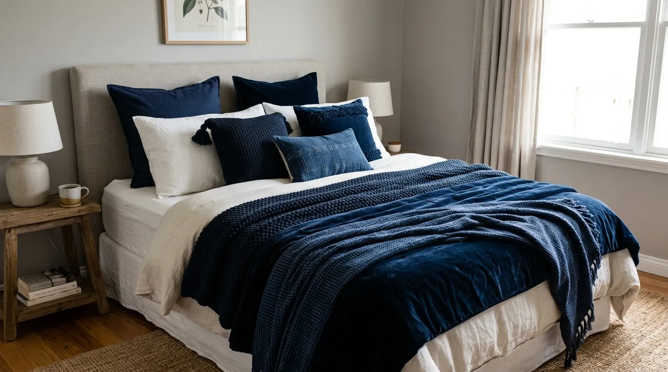 21 Stunning Night Blue Bedroom