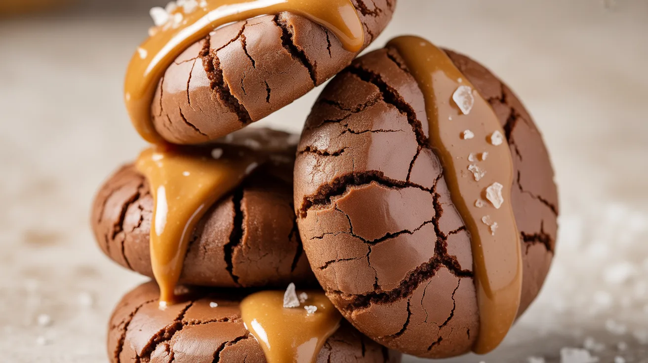 Vegan Chocolate Amaretti Cookies