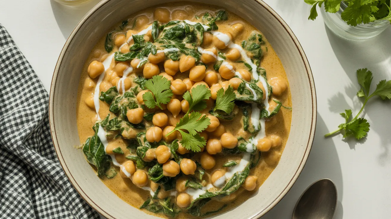 Vegan Chickpea Curry With Coconut Milk