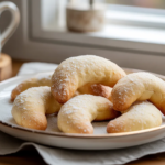 Healthy Almond Crescent Cookies