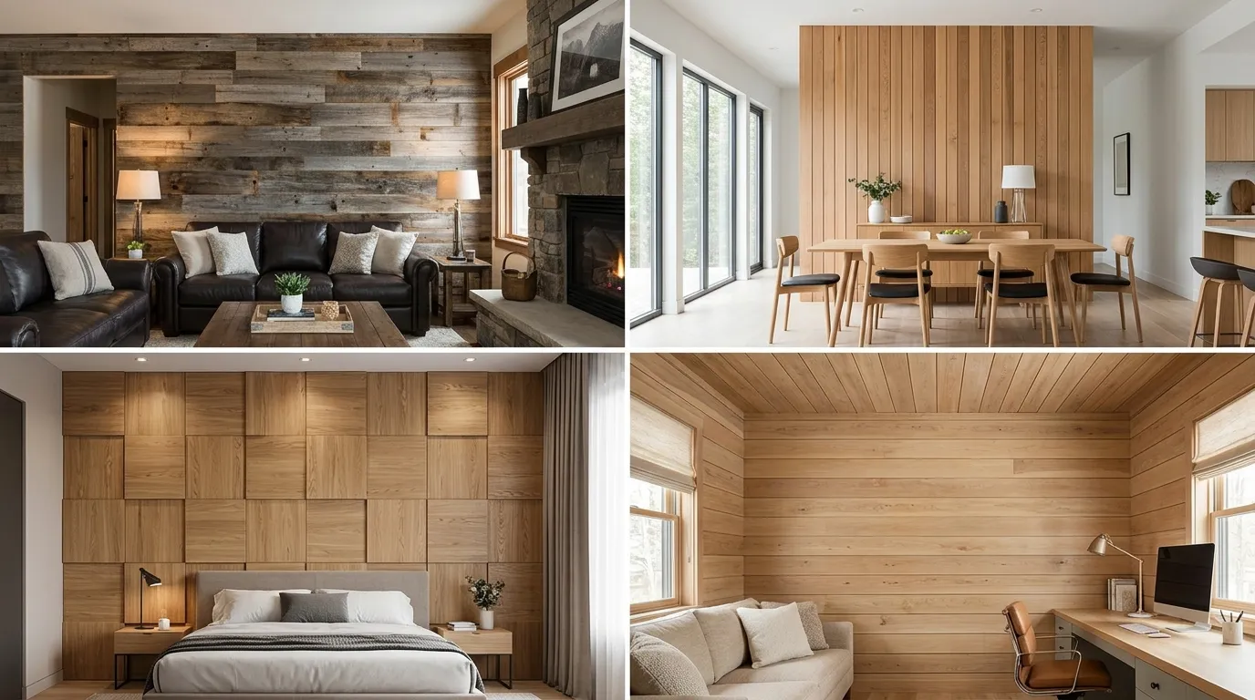 22 Beautiful Wooden Wall Cladding Ideas for Interiors