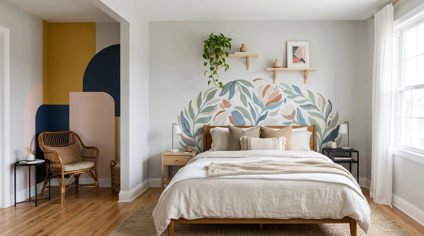 Creative Headboard Painting Ideas for Your Bedroom
