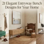21 Elegant Entryway Bench Designs for Your Home