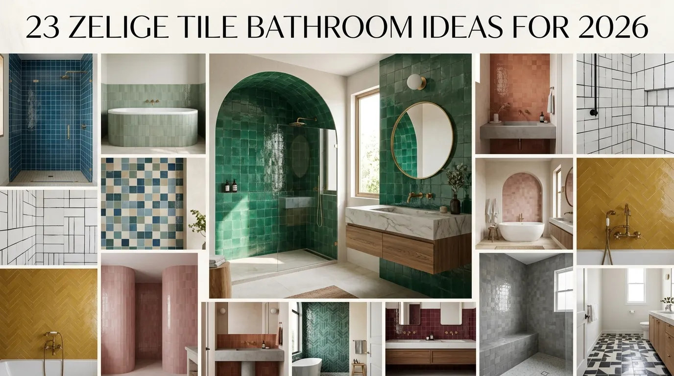 23 Zellige Tile Bathroom Ideas for 2026