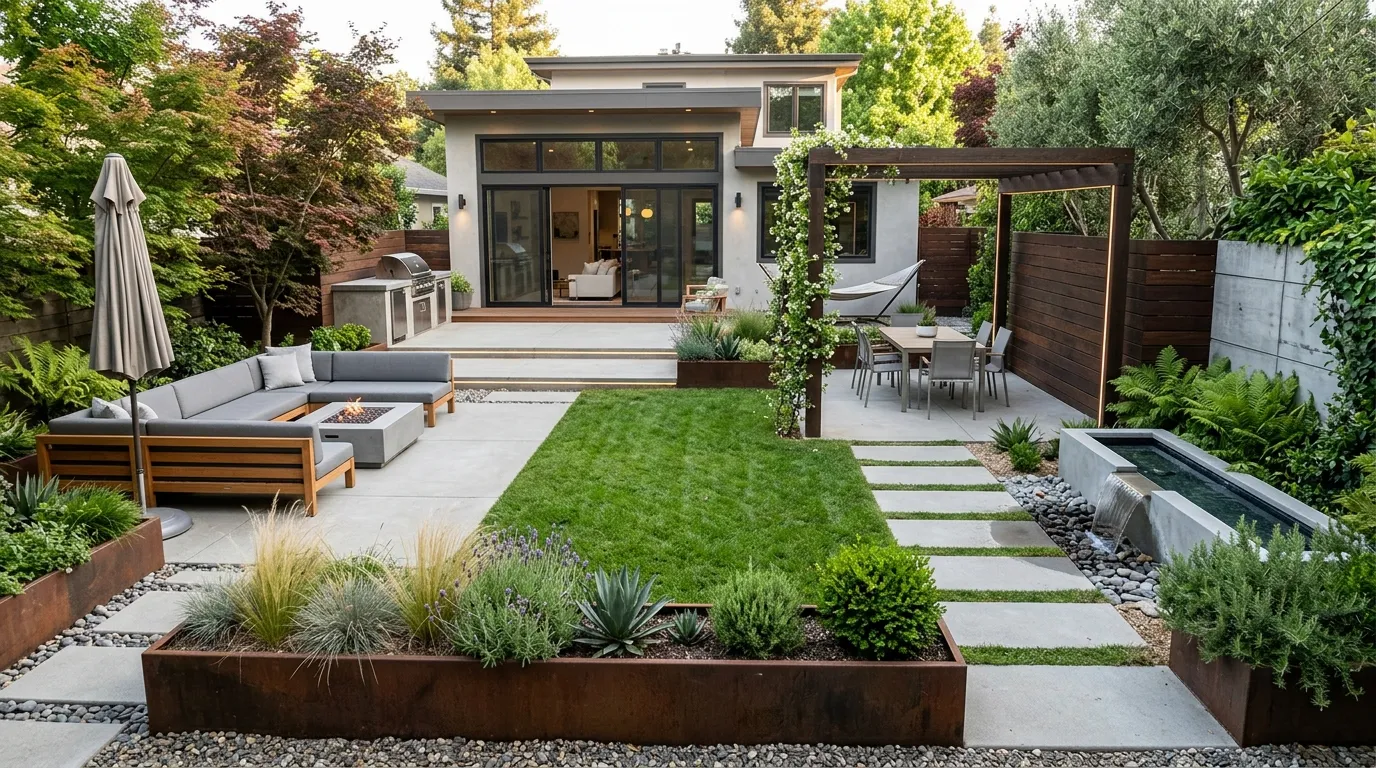 10 Yard Modern Design Ideas