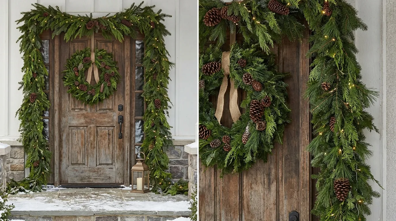 Natural Outdoor Christmas Decoration Ideas