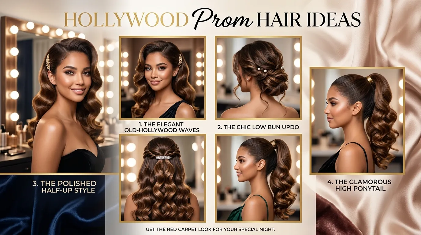 Hollywood Prom Hair Ideas
