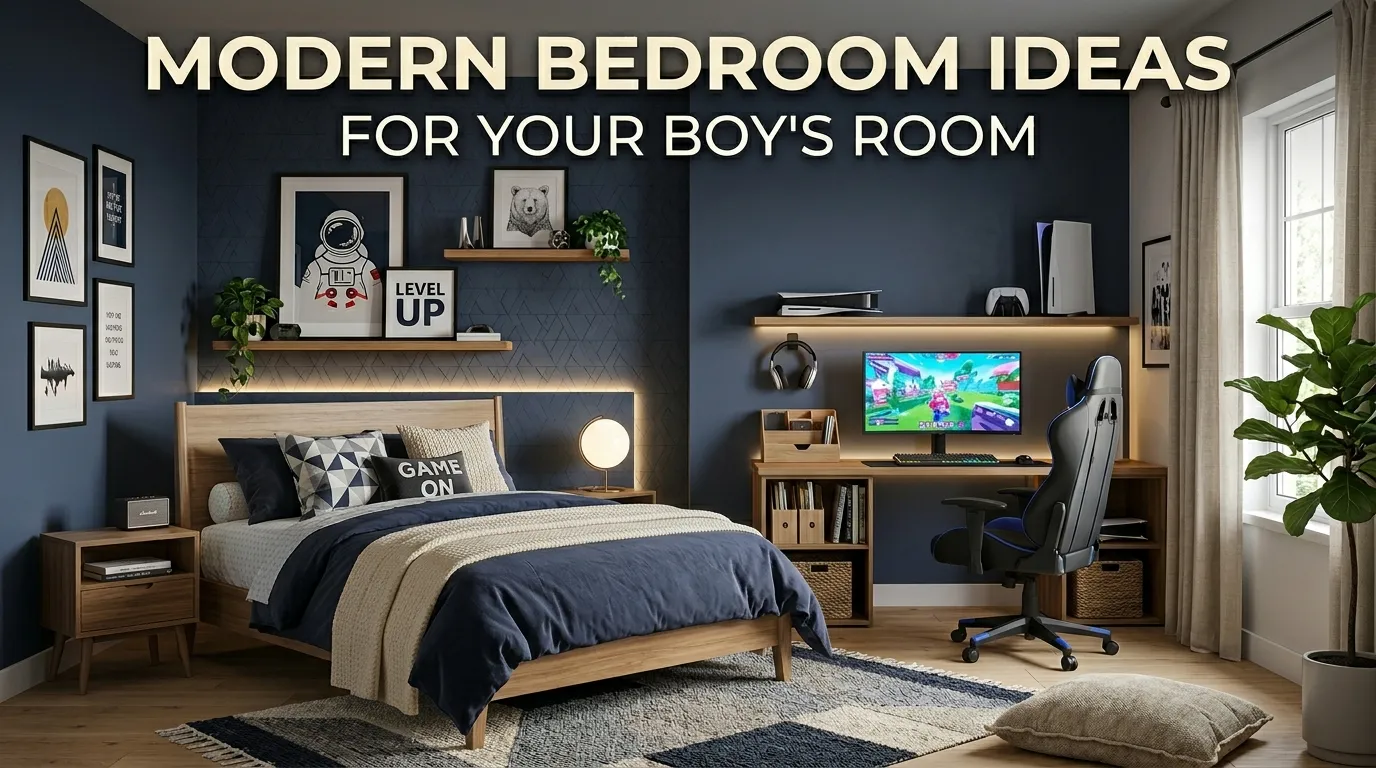 22 Modern Bedroom Ideas for Your Boy's Room