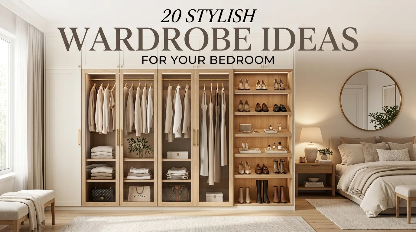 20 Stylish Wardrobe Ideas for Your Bedroom