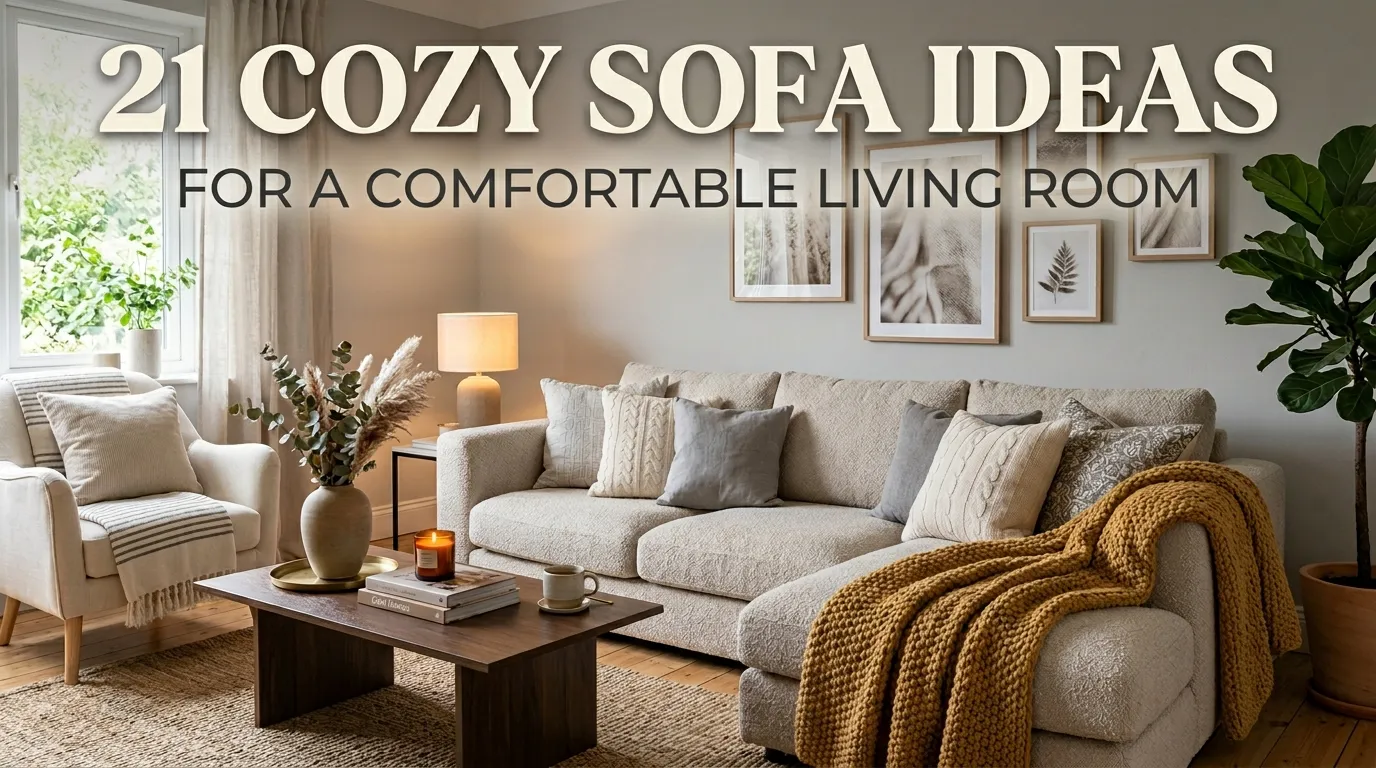 21 Cozy Sofa Ideas for a Comfortable Living Room