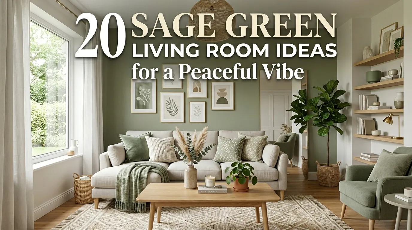 20 Sage Green Living Room Ideas for a Peaceful Vibe