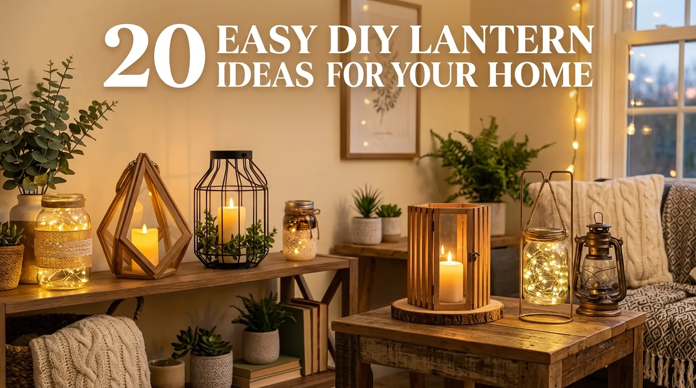 20 Easy DIY Lantern Ideas for Your Home