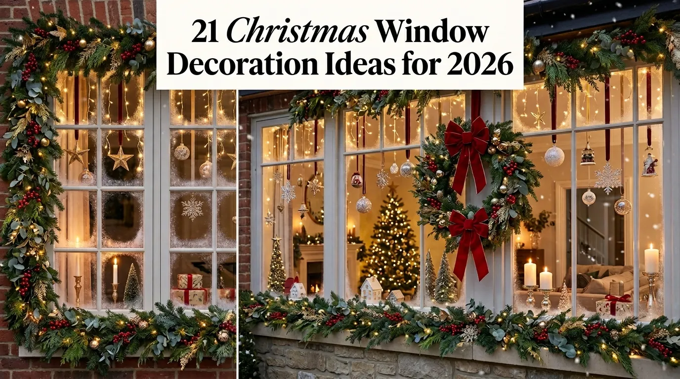 21 Christmas Window Decoration Ideas for 2026