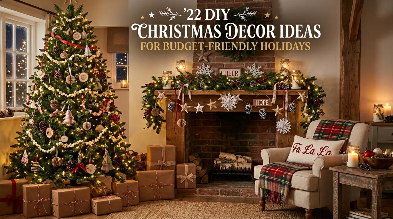 22 DIY Christmas Decor Ideas for Budget-Friendly Holidays