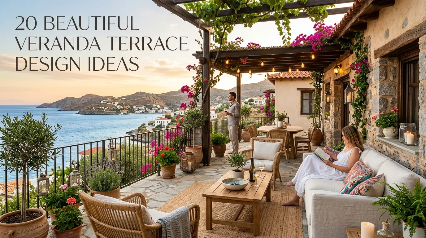 20 Beautiful Veranda Terrace Design Ideas
