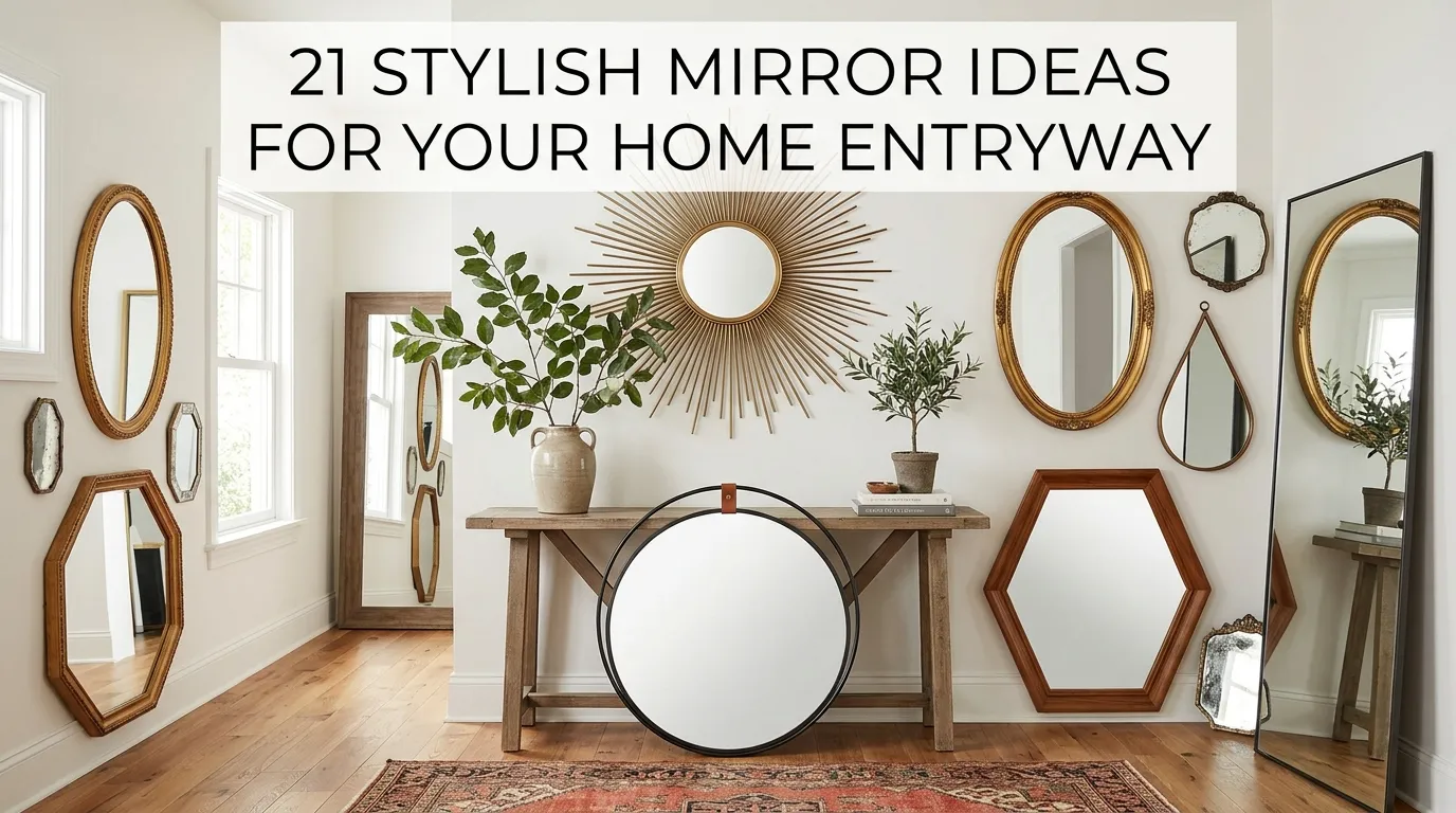 21 Stylish Mirror Ideas for Your Home Entryway