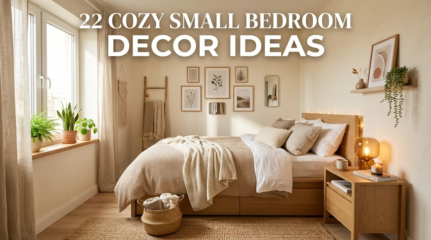 22 Cozy Small Bedroom Decor Ideas 