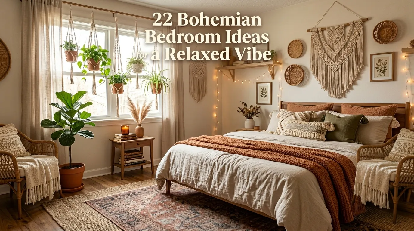 22 Bohemian Bedroom Ideas for a Relaxed Vibe