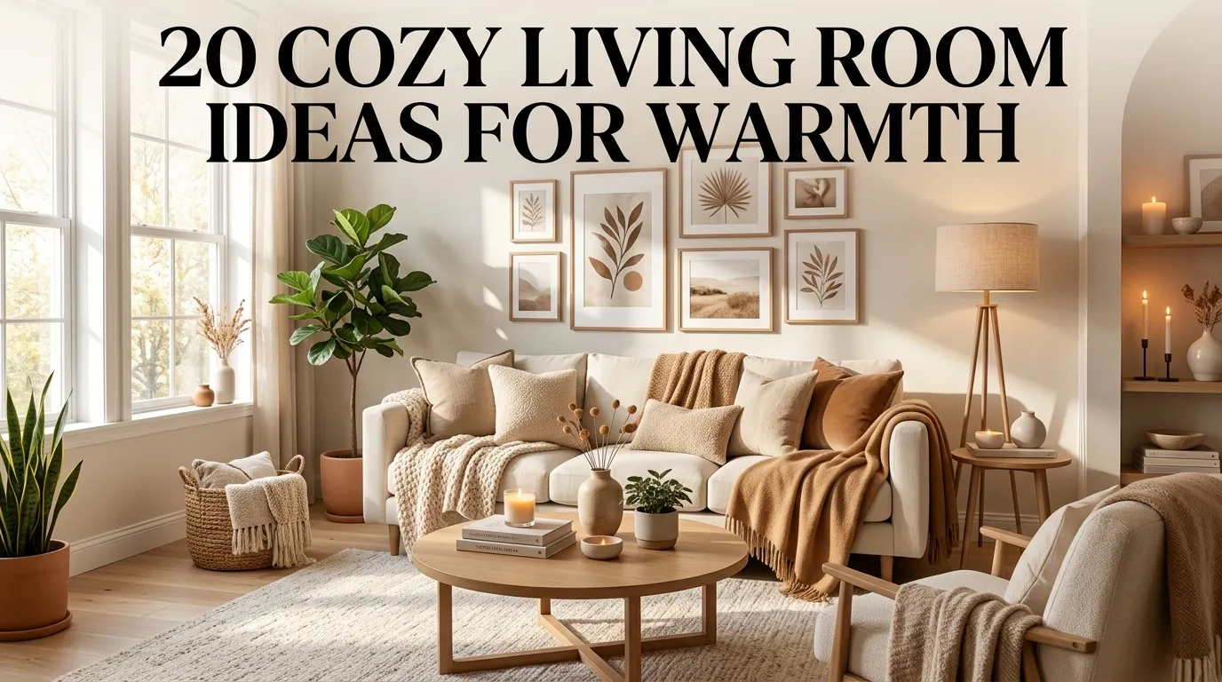 20 Cozy Living Room Ideas for Warmth