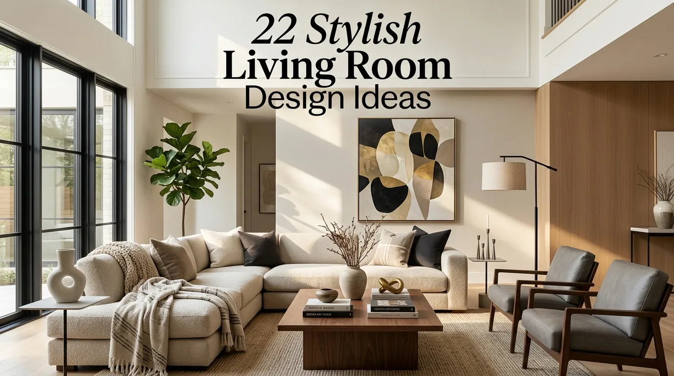 22 Stylish Living Room Design Ideas
