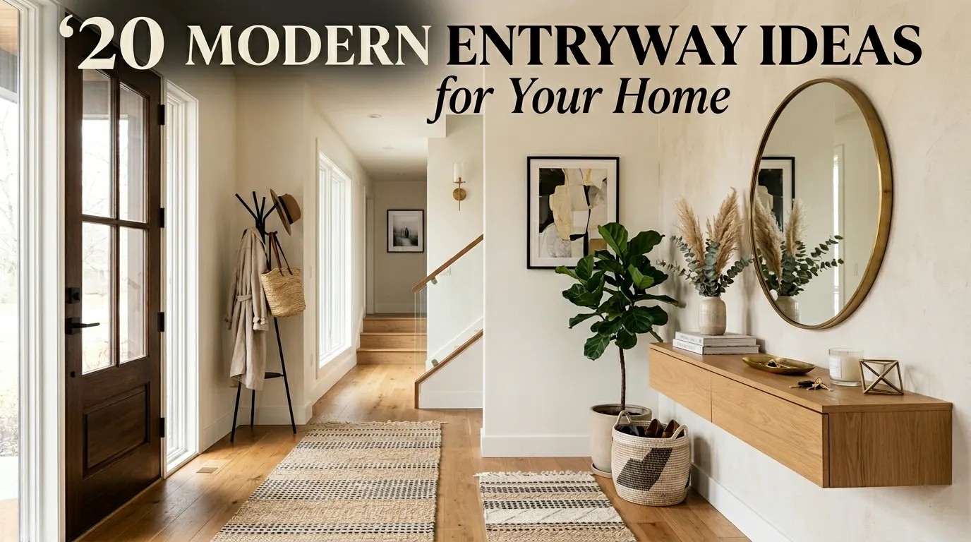 20 Modern Entryway Ideas for Your Home