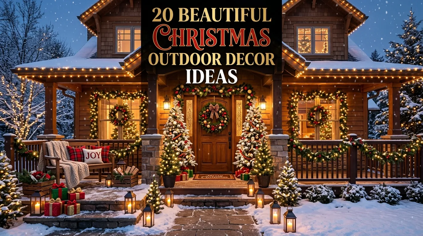 20 Beautiful Christmas Outdoor Decor Ideas