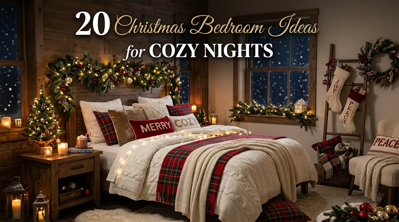 20 Christmas Bedroom Ideas for Cozy Nights
