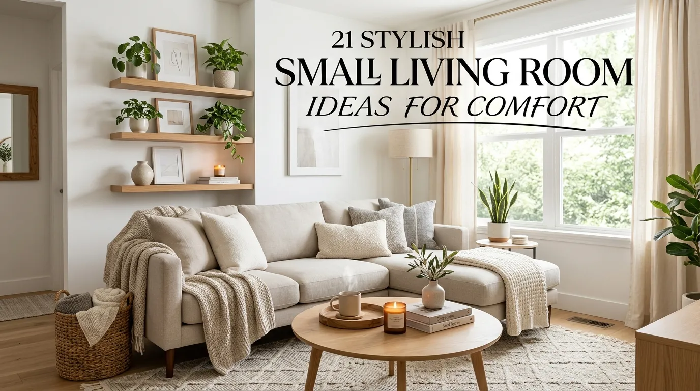 21 Stylish Small Living Room Ideas for Comfort
