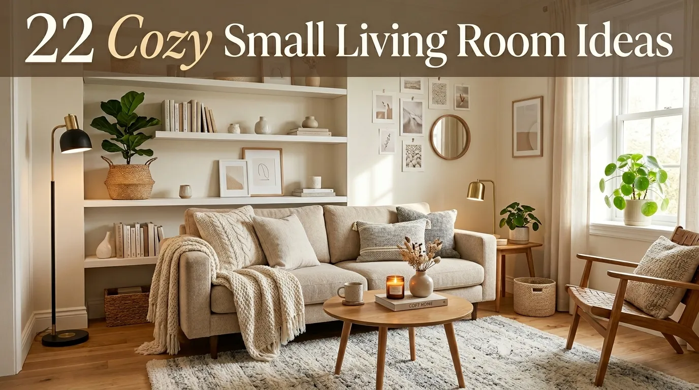 22 Cozy Small Living Room Ideas 
