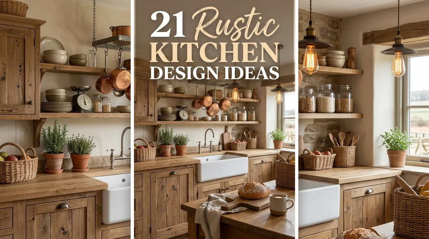 21 Rustic Kitchen Design Ideas