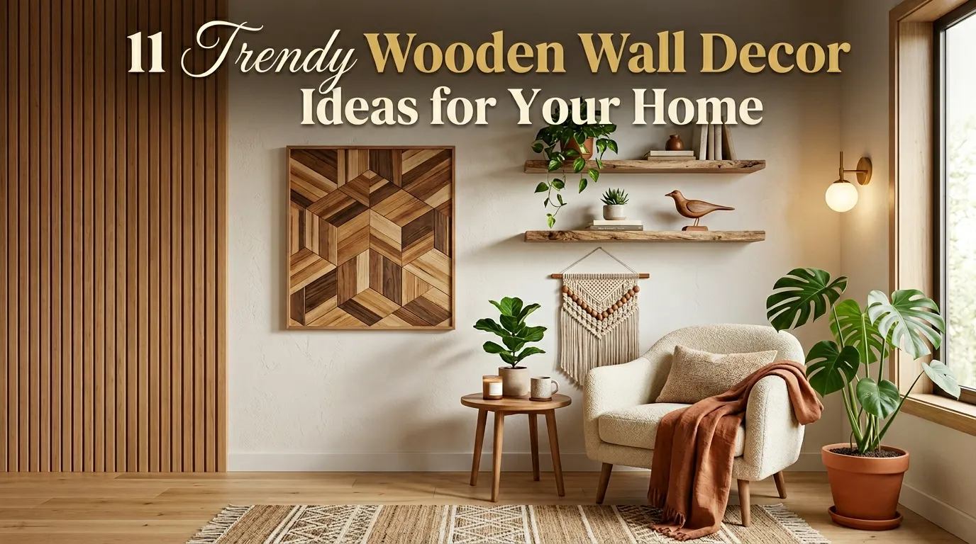 11 Trendy Wooden Wall Decor Ideas for Your Home