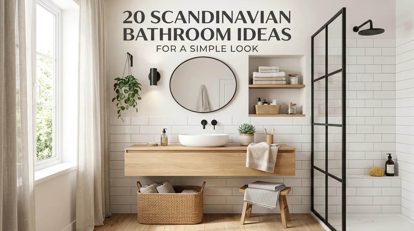 20 Scandinavian Bathroom Ideas for a Simple Look