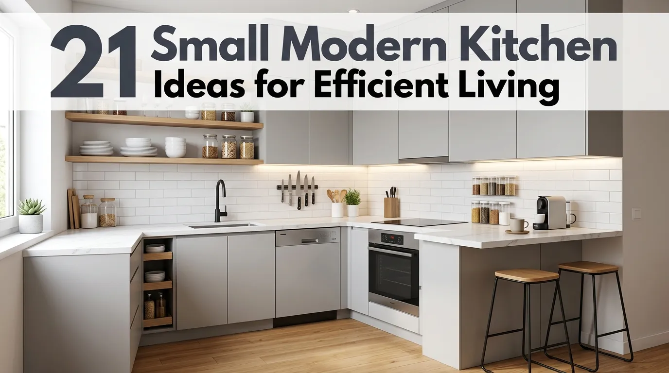 21 Small Modern Kitchen Ideas for Efficient Living