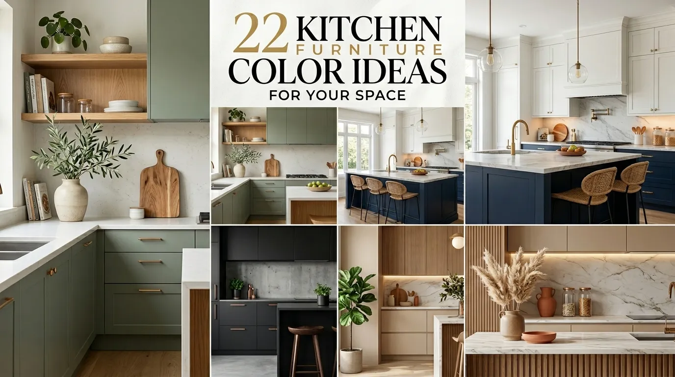22 Kitchen Furniture Color Ideas for Your Space