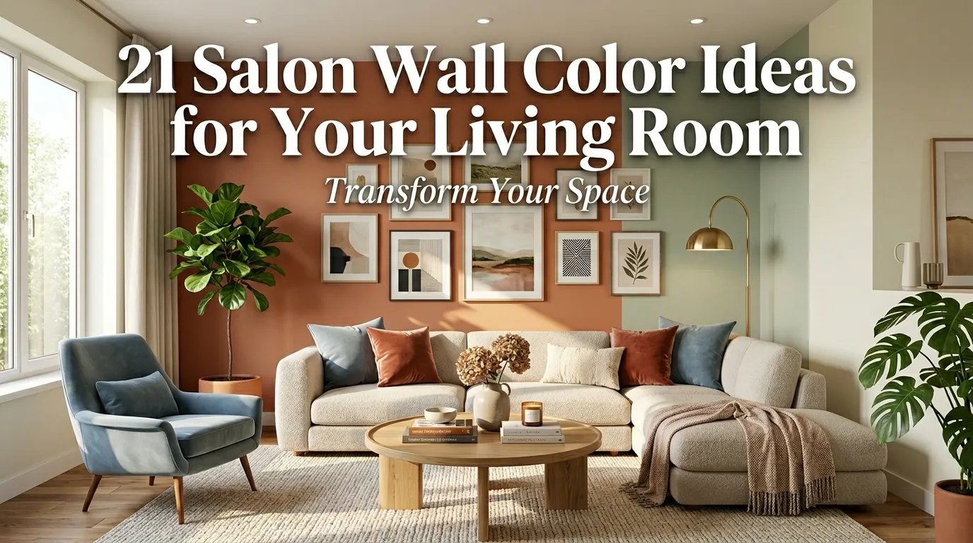 21 Salon Wall Color Ideas for Your Living Room