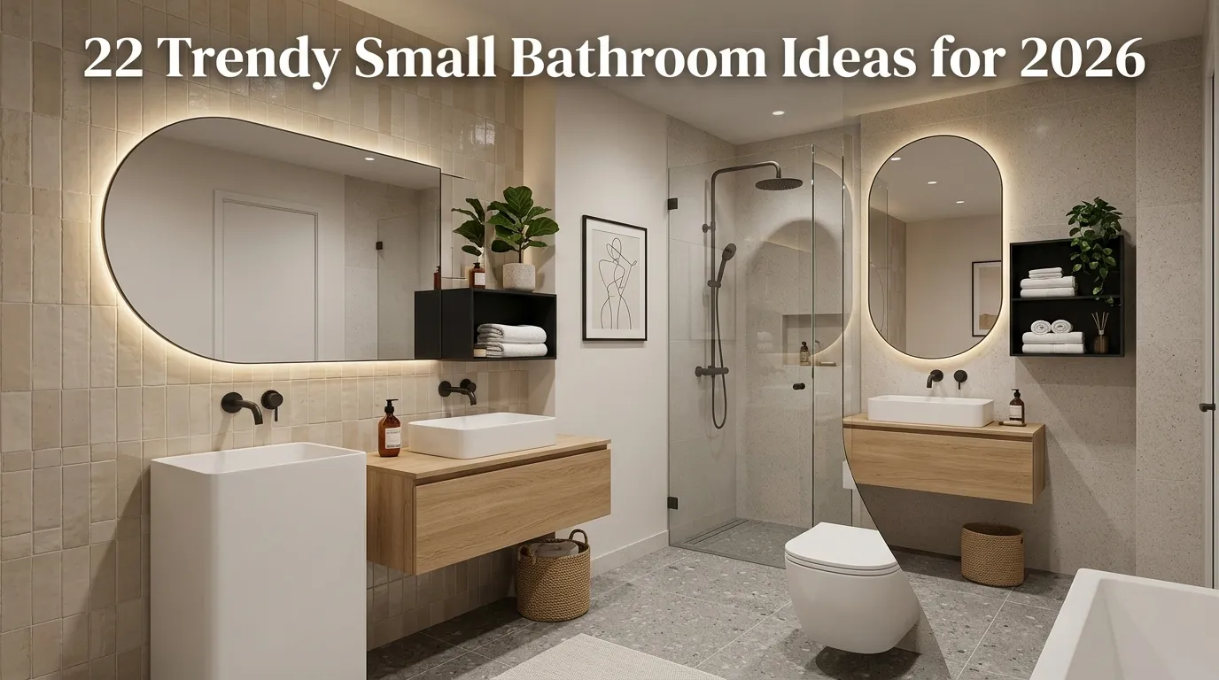22 Trendy Small Bathroom Ideas for 2026