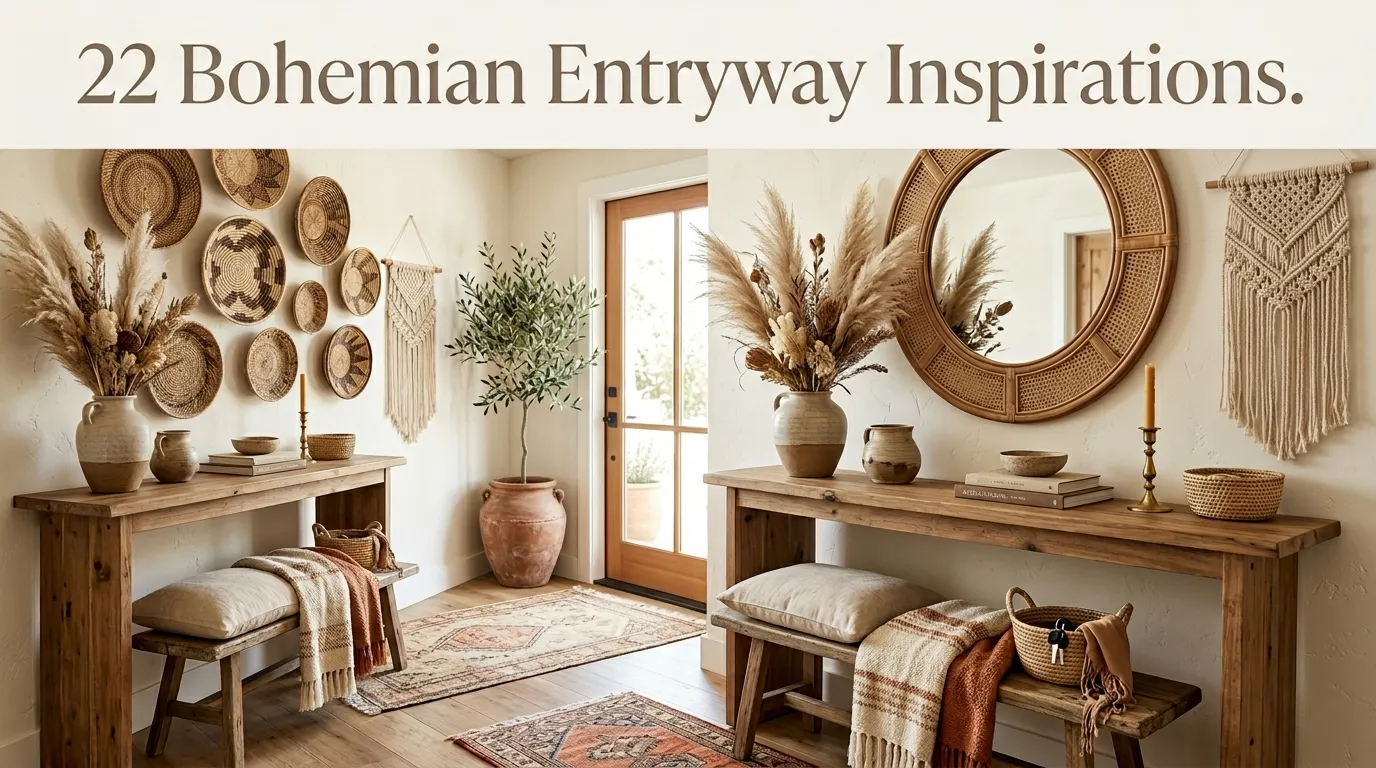 22 Bohemian Entryway Inspirations 