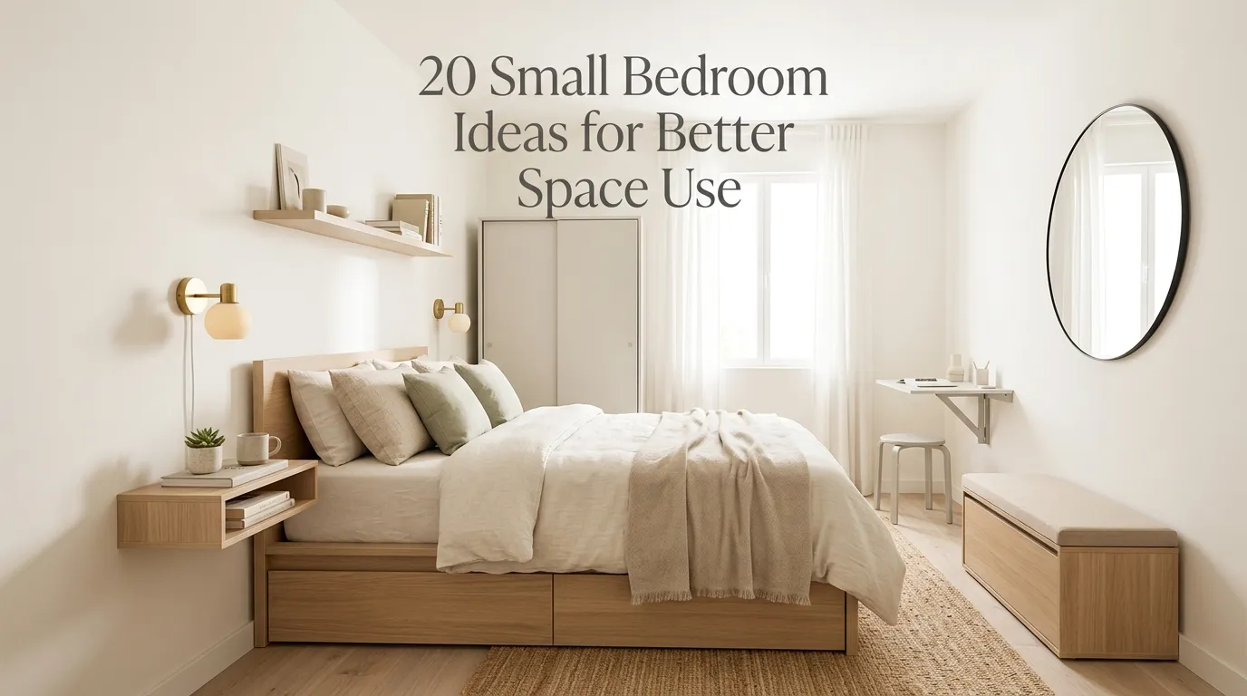20 Small Bedroom Ideas for Better Space Use