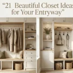 21 Beautiful Closet Ideas for Your Entryway