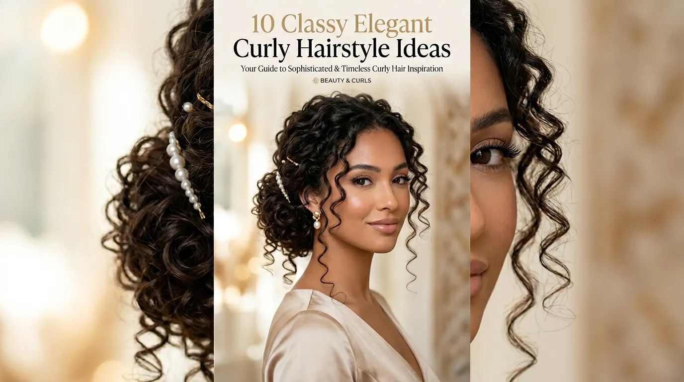 10 Classy Elegant Curly Hairstyle Ideas
