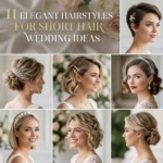 11 Elegant Hair Styles For Short Hair Wedding Ideas