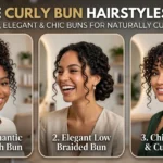 11 Cute Curly Bun Hairstyles Ideas