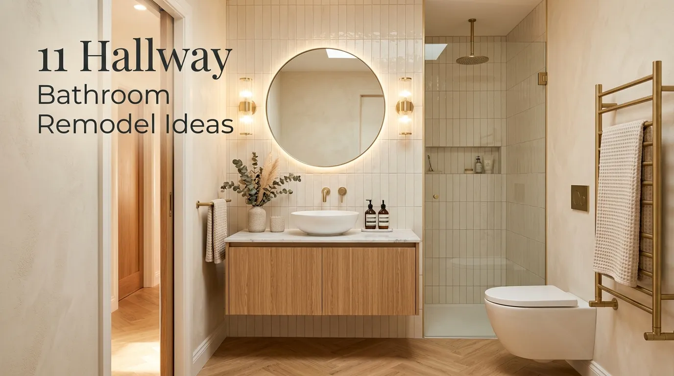 11 hallway bathroom remodel ideas