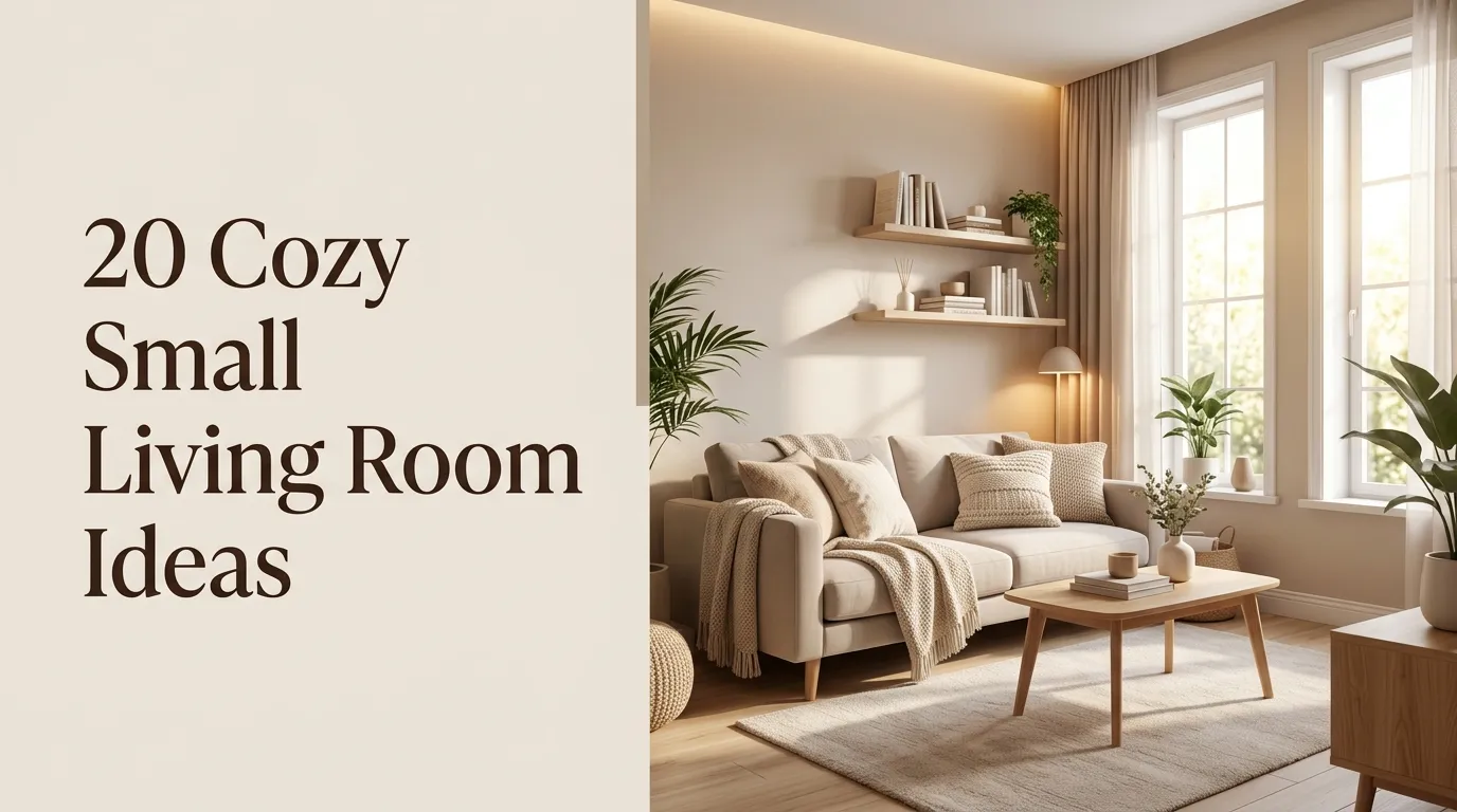 20 Cozy Small Living Room Ideas 
