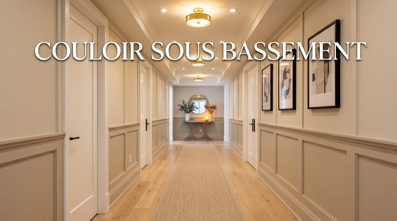 Couloir sous bassement