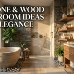 21 Stone and Wood Bathroom Ideas for Elegance