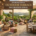 20 Beautiful Outdoor Terrace Decoration Ideas