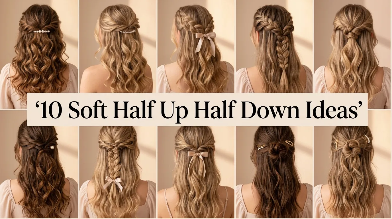 10 Soft Half Up Half Down Ideas