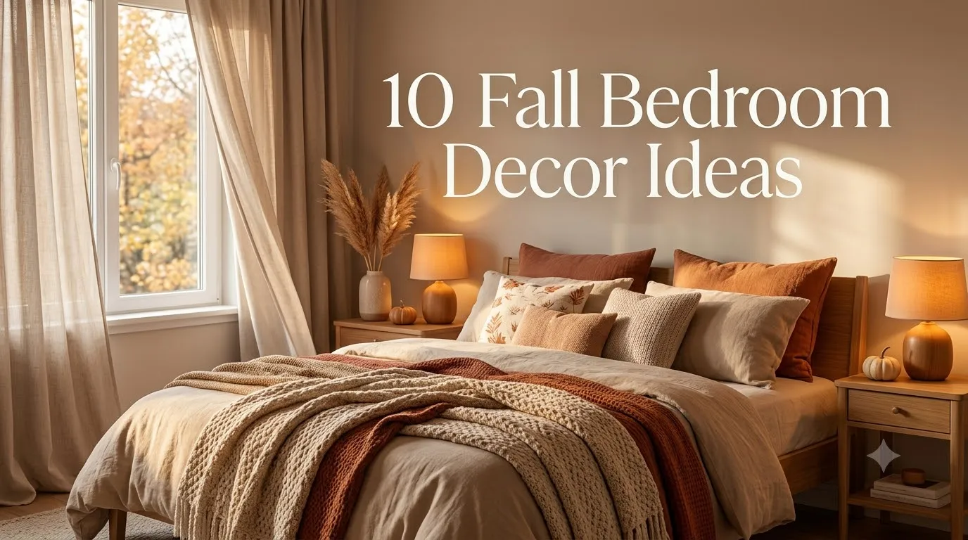 10 Fall Bedroom Decor Ideas